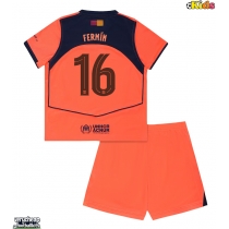 Barcelona Fermin Lopez #16 Replica Third Minikit 2025-26 Short Sleeve (+ pants)